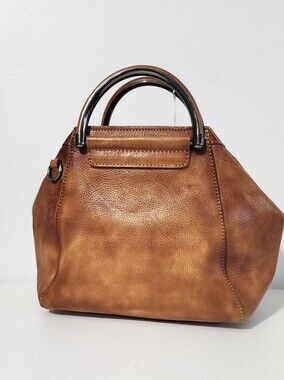 Brown Leather Tote Handbag - Women Bags
